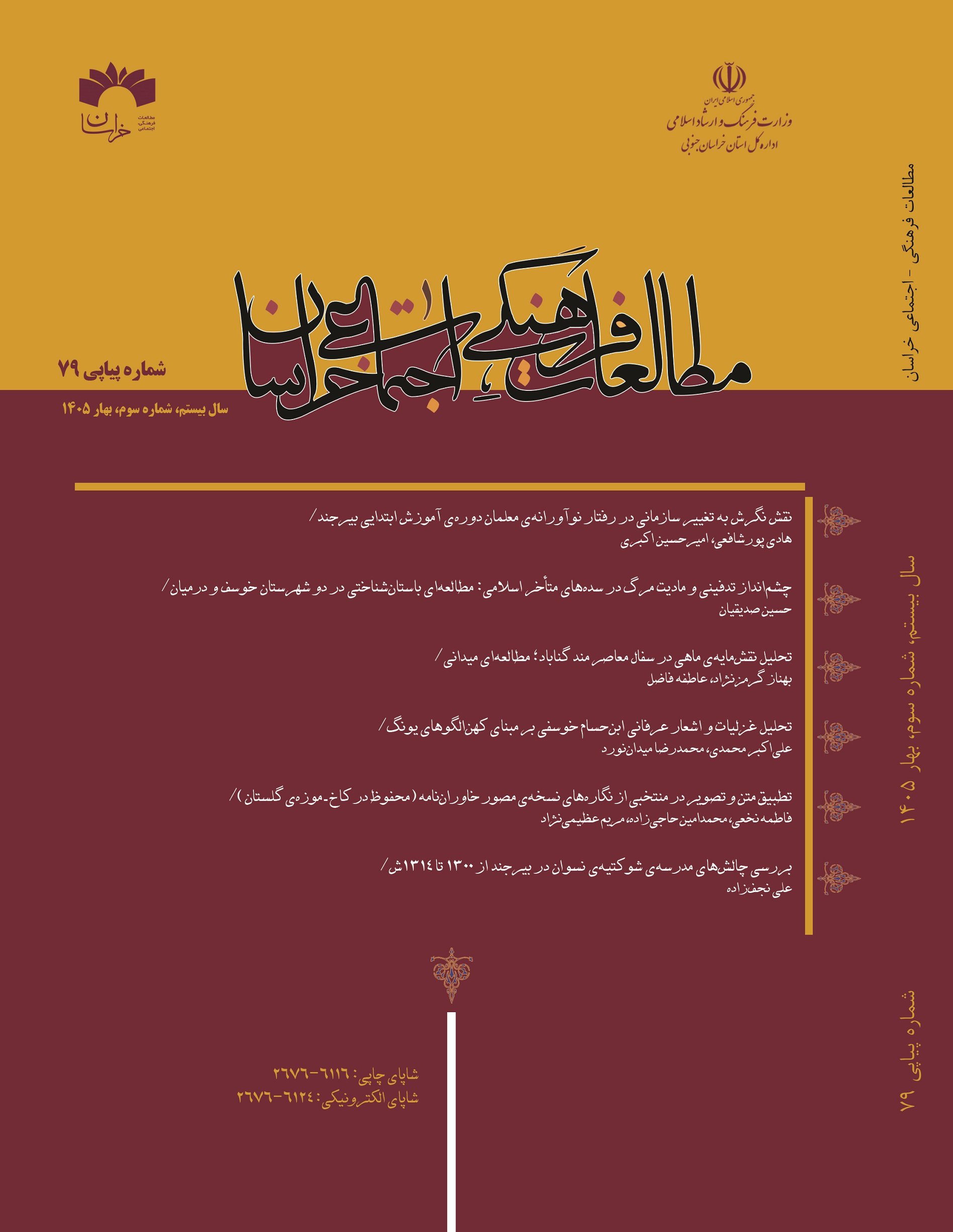 مطالعات فرهنگی اجتماعی خراسان